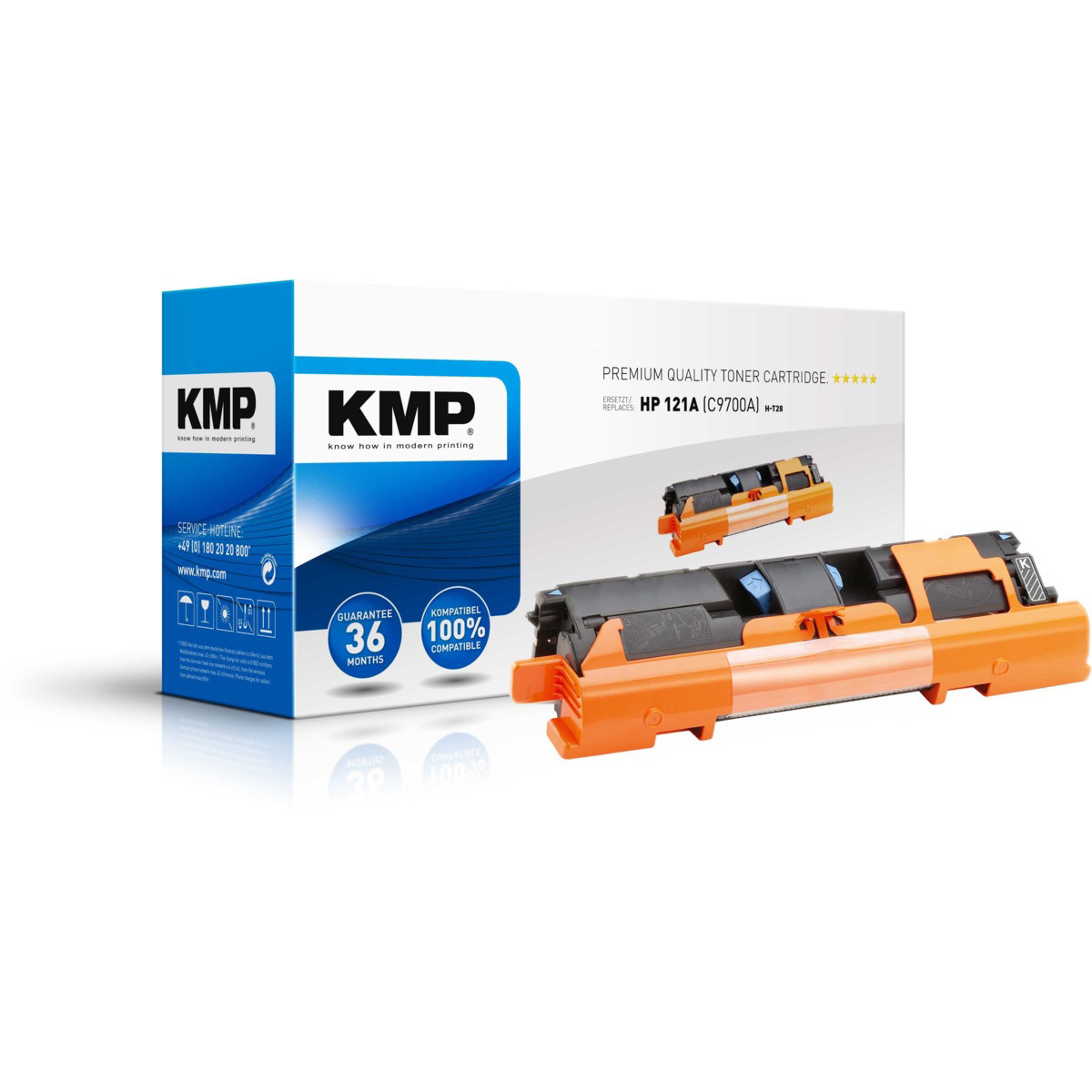 Kompatibilní KMP Toner HP 121A