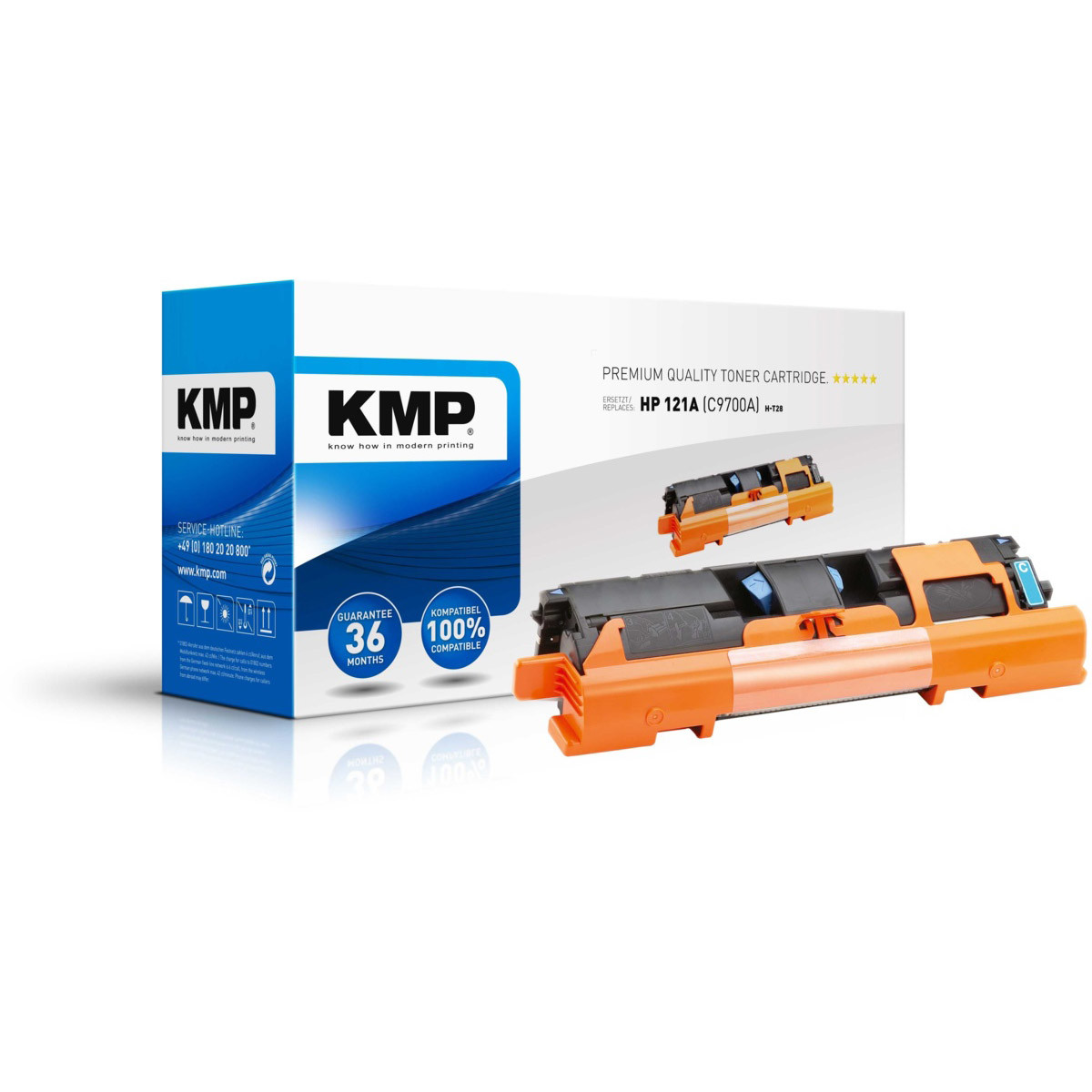 Kompatibilní KMP Toner HP 121A