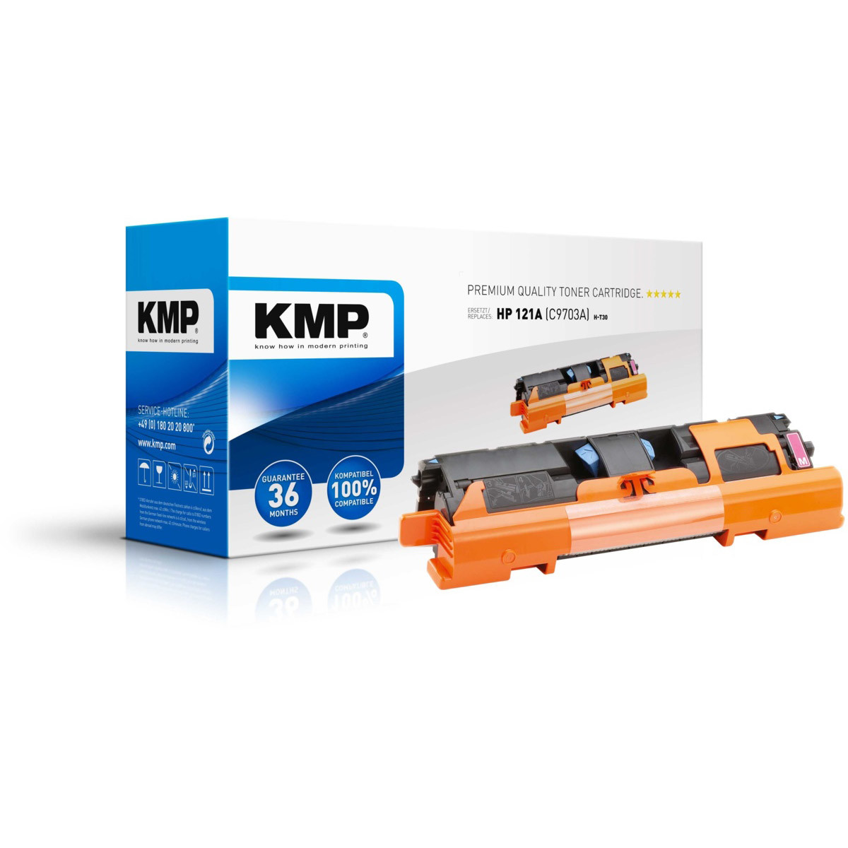 Kompatibilní KMP Toner HP 121A