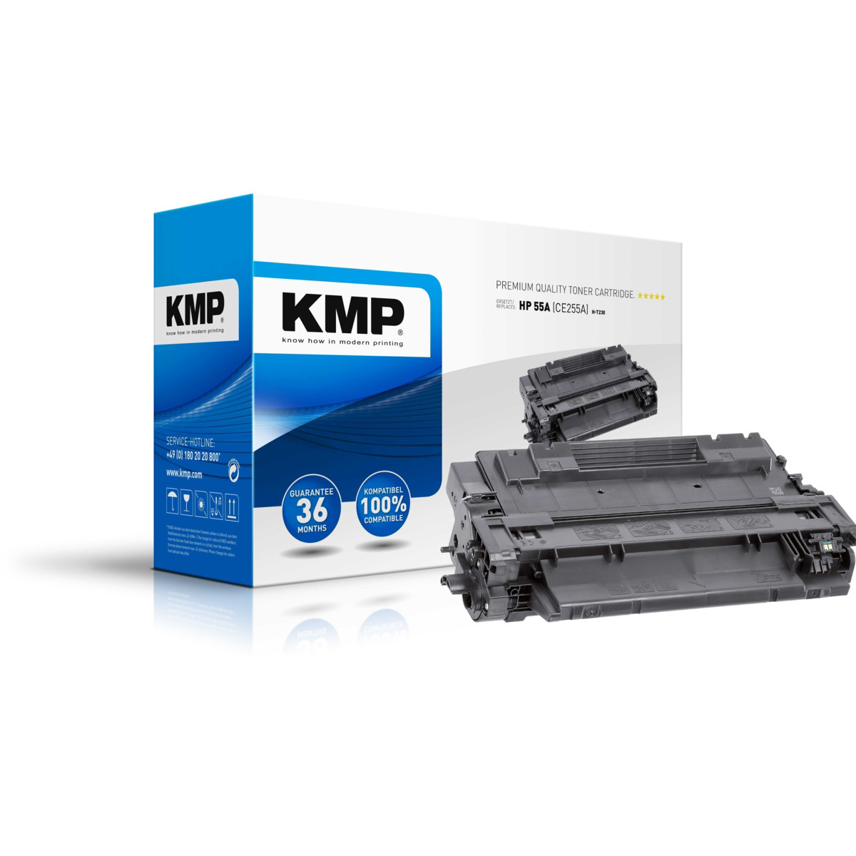 Kompatibilní KMP Toner HP CE255A