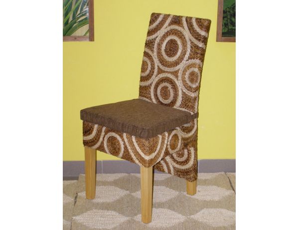 Ratan-klub  Jídelní židle CECILY - borovice - banánový list Ratan-klub