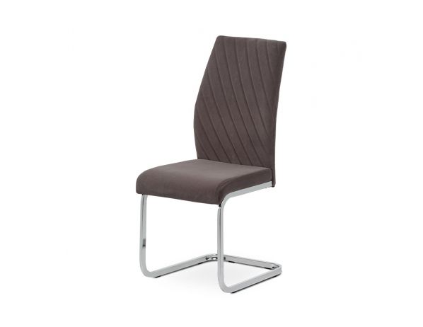 Artium  Jídelní židle - lanýžová sametová látka