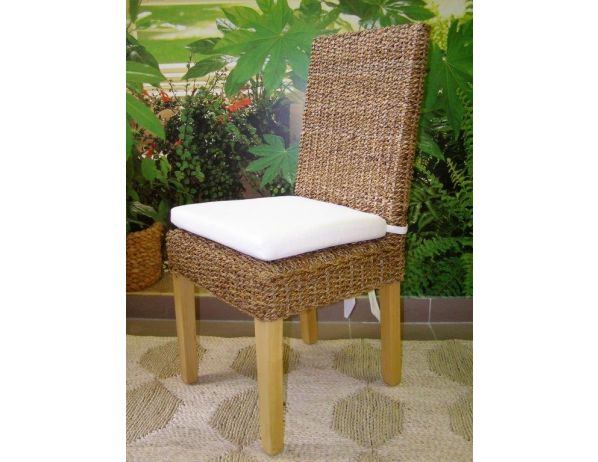 Ratan-klub  LENKA jídelní židle - borovice - banánový list Ratan-klub