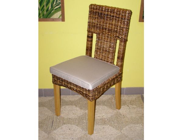 Ratan-klub  Jídelní židle SARDINIA - borovice - banánový list Ratan-klub