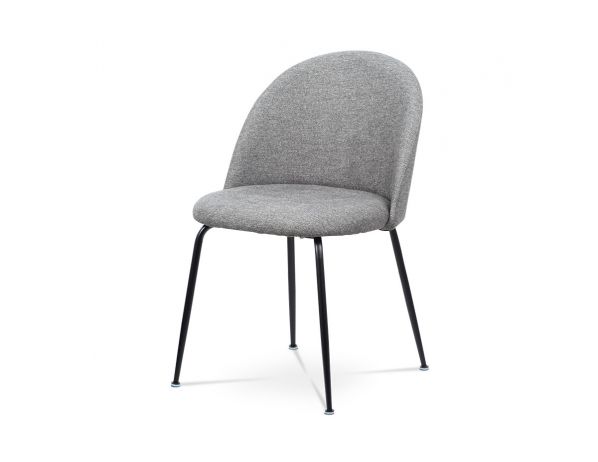 Artium  Jídelní židle - stříbrná látka