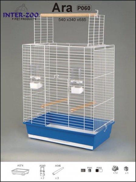 Klec big ara i. chrom 520x320x650mm eMazel-cz