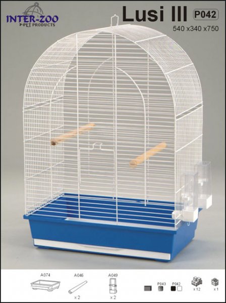 Klec big lucie - bílá  520x320x750mm eMazel-cz