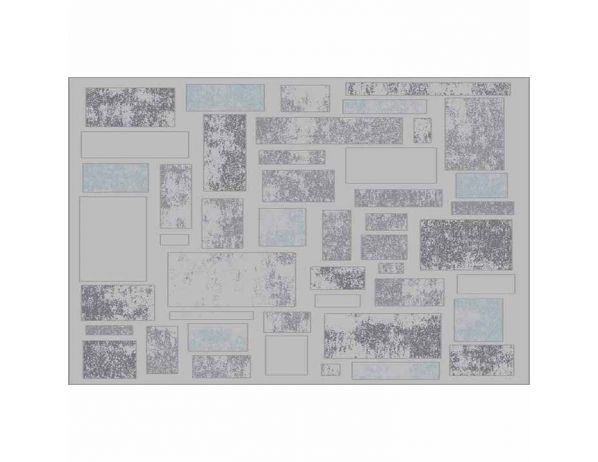 TEMPO KONDELA  Vícebarevný kusový koberec HEATHER