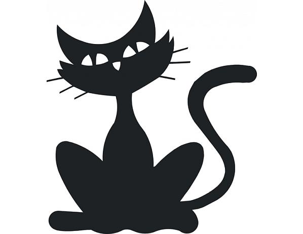 Samolepící dekorace Kočka 1 Nibowaka - Jana Vondrušová