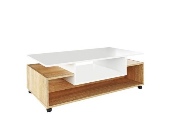 TEMPO KONDELA  Konferenční stolek na kolečkách DALEN