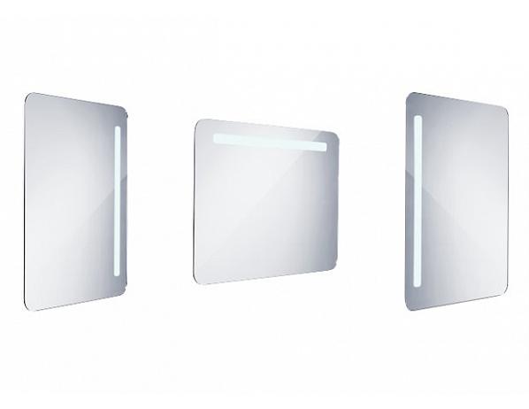 Nimco  koupelnové podsvícené LED zrcadlo 80x60cm oblé - ZP2003 Nimco