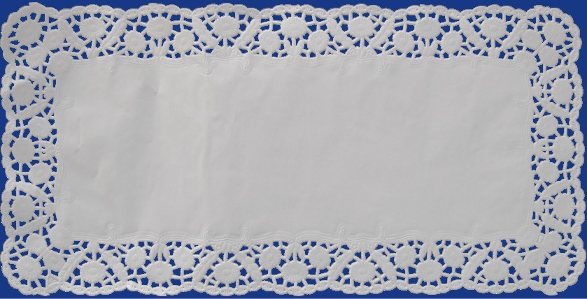 Krajka papírová 25 x 38  cm hranatá 1 ks Gastro Papermax-cz