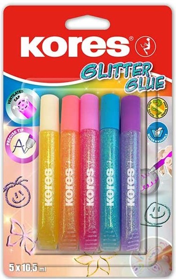 Kores Glitter Glue pastel
