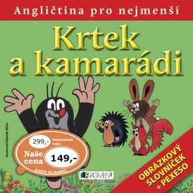 Krtek a kamarádi – angličtina pro nejmenší + pexeso