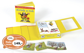 Krtek a rok – angličtina pro nejmenší + pexeso