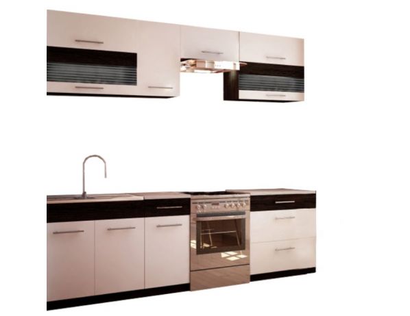 Tempo Kondela JURA NEW B 260cm kuchyňská linka FORLIVING