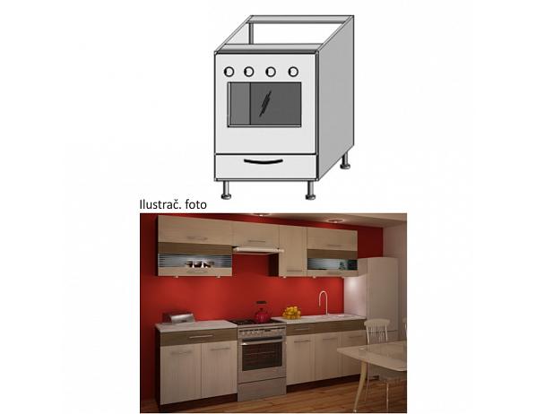 TEMPO KONDELA  Kuchyňská skříňka na sporák