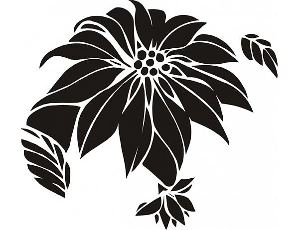 Samolepící dekorace Květ 2 Nibowaka - Jana Vondrušová