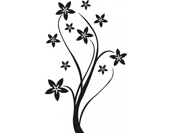 Forliving Samolepící dekorace Květ 4 Nibowaka - Jana Vondrušová