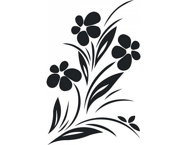 Forliving Samolepící dekorace Květina 3 Nibowaka - Jana Vondrušová