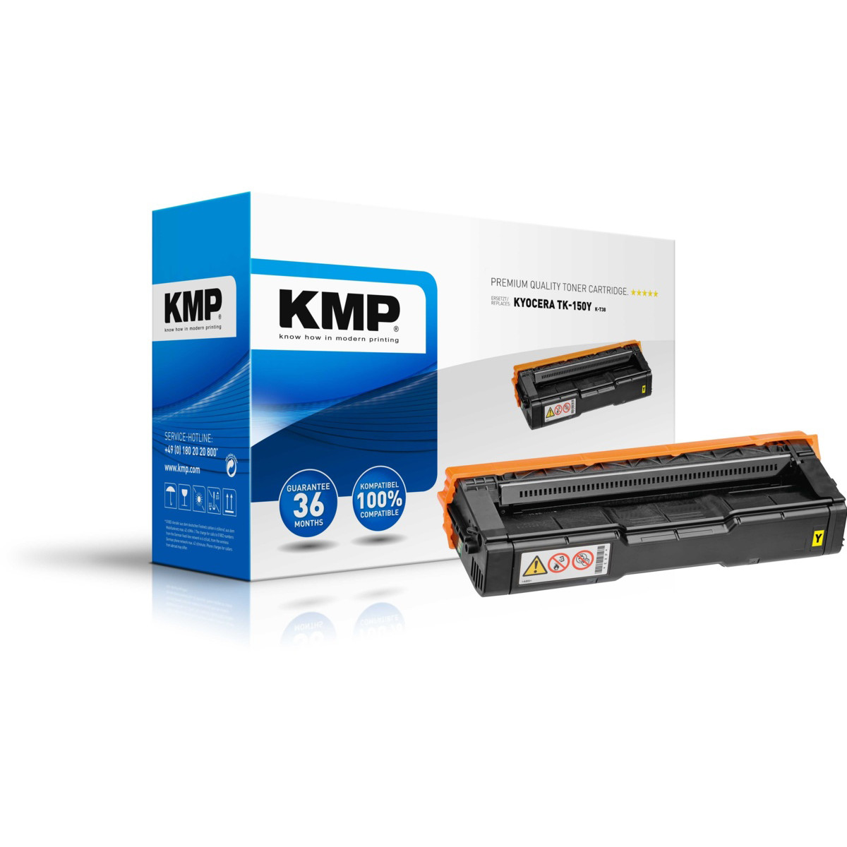 Kompatibilní KMP Toner Kyocera TK-150Y