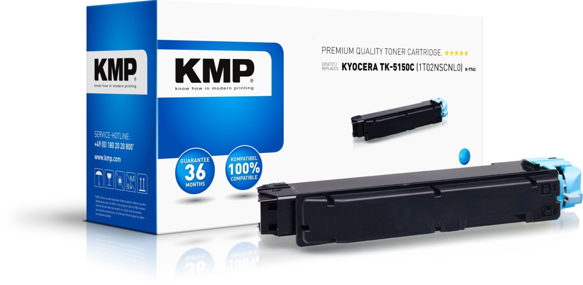 Kompatibilní ToneryNáplně Kyocera TK-5150C - KMP