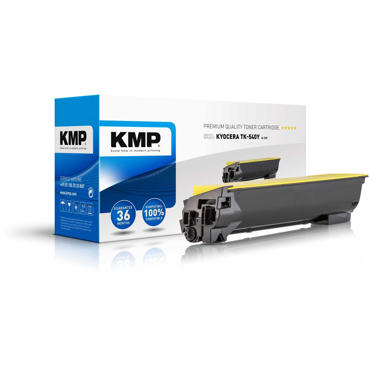 Kompatibilní KMP Toner Kyocera TK-540Y