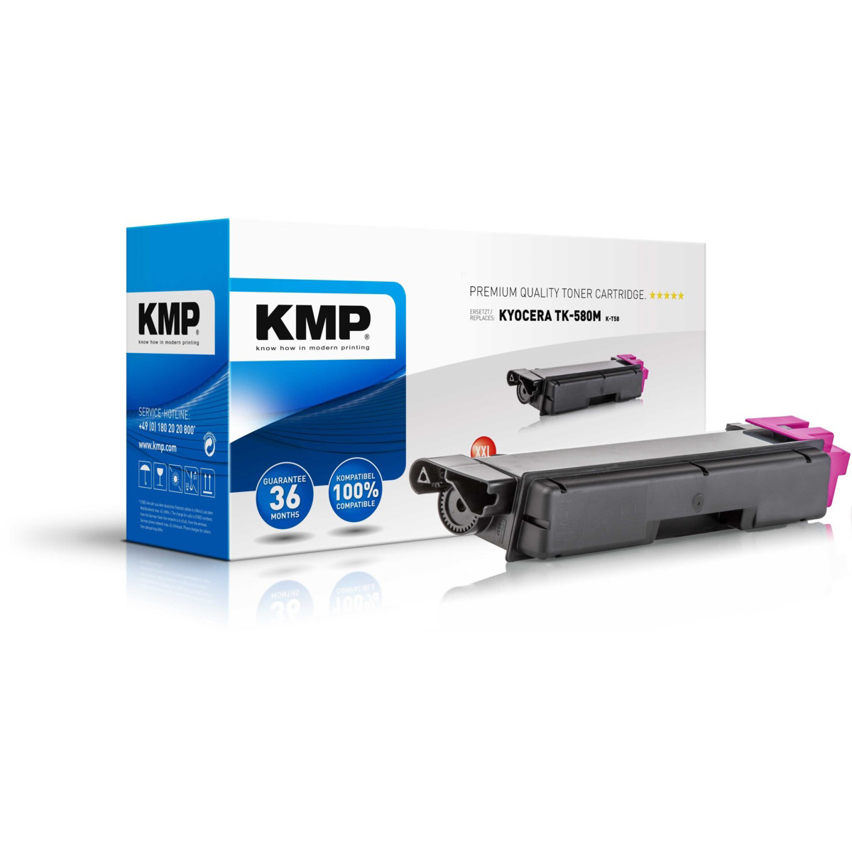 Kompatibilní KMP Toner Kyocera TK-580M XXL