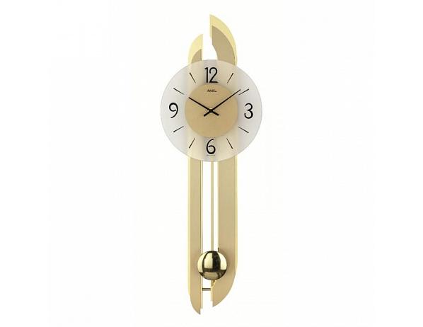 Kyvadlové nástěnné hodiny 7331 AMS 71cm DESIGNOVÉ HODINY