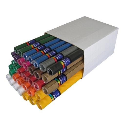 Lepenka rovná 50x70 cm oranžová v roli Papermax-cz