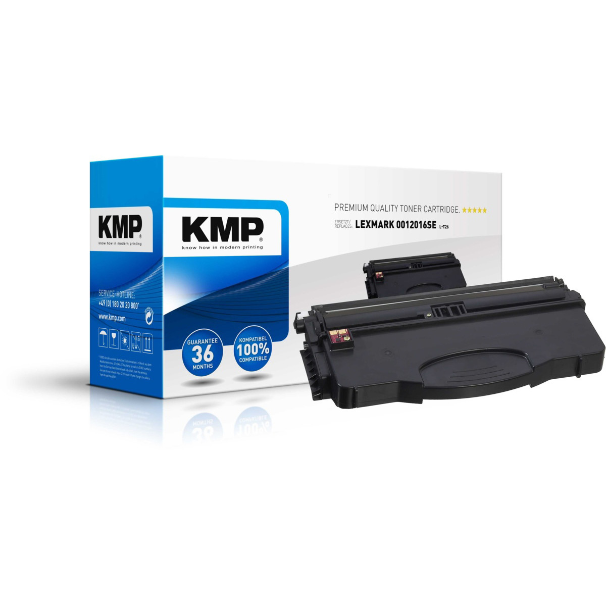 Kompatibilní KMP Toner Lexmark 0012016SE