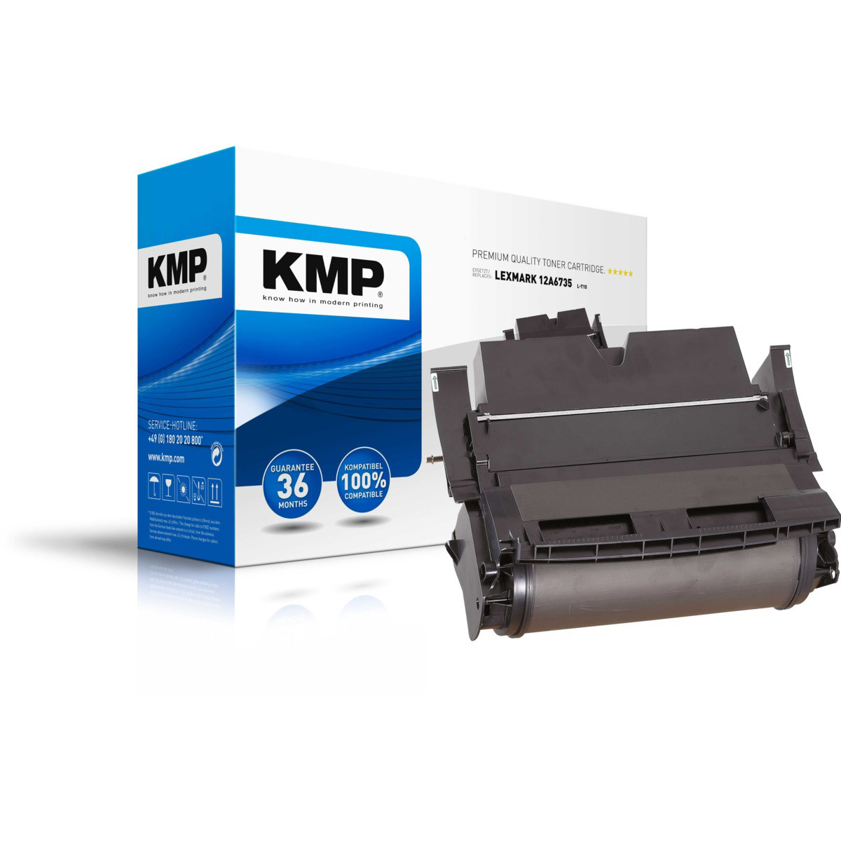 Kompatibilní KMP Toner Lexmark 12A6735