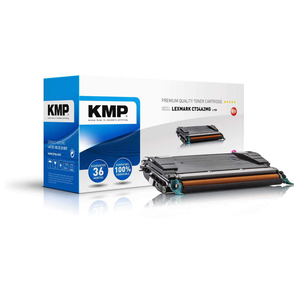 Kompatibilní KMP Toner Lexmark C734A2MG
