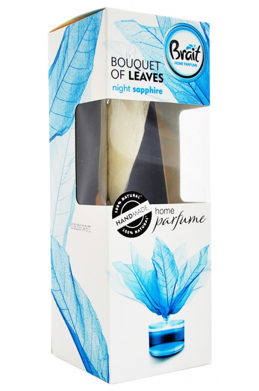 Osvěžovač Brait  Home vonné lístky 50ml  Parfume Bouquet of leaves Night Sapphire Papermax-cz