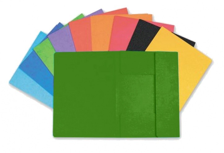 Mapa 3 klopy prešpan 253 tm.zelená HIT Office 134.03 Papermax-cz