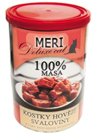 Meri cat deluxe kostky hovězí svaloviny 400g eMazel-cz