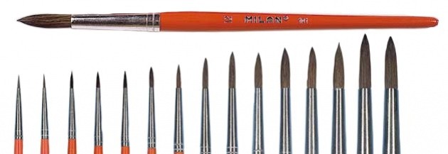 Štětec kulatý 18 Milan Papermax-cz