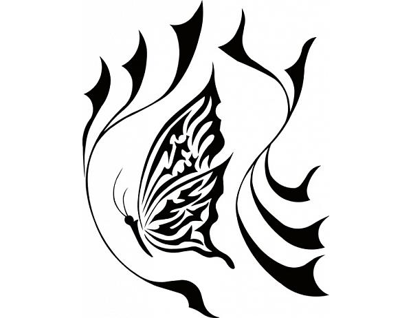 Samolepící dekorace Motýl 3 Nibowaka - Jana Vondrušová