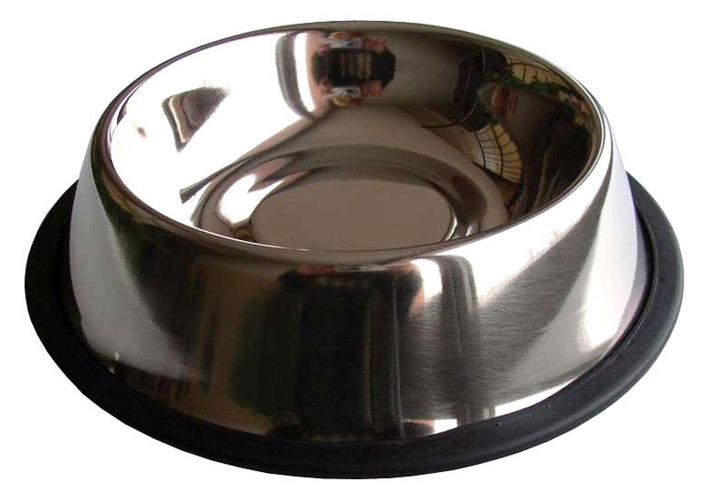 Nerezová miska stabilizační s gumou 0