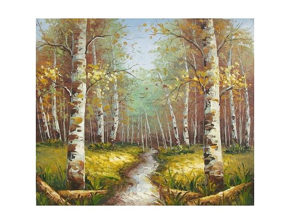 Obraz - Březový les 100PA