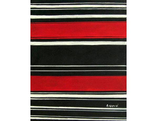 Obraz - Červená a černá 100PA