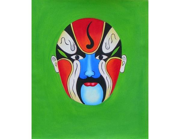 Obraz - Červená maska 100PA