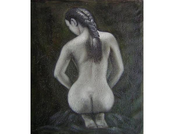 Obraz - Dívka s copem 100PA