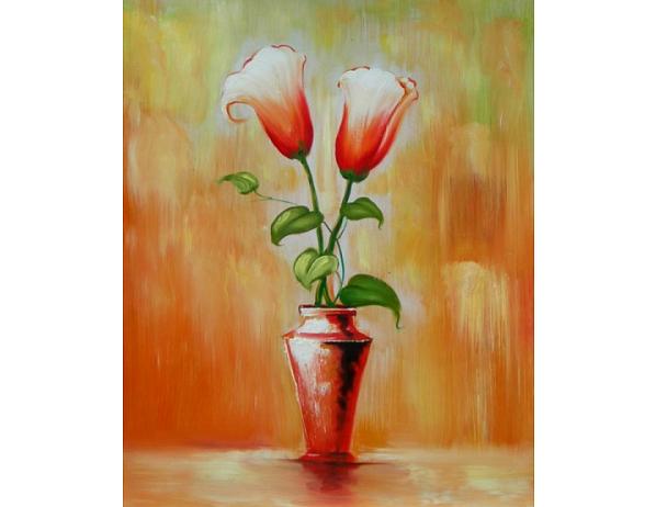 Obraz - Dva růžové kalichy 100PA