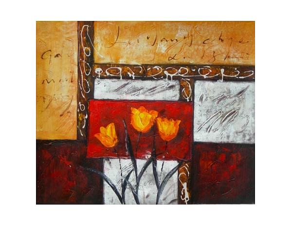 Obraz - Květy v rámu 100PA