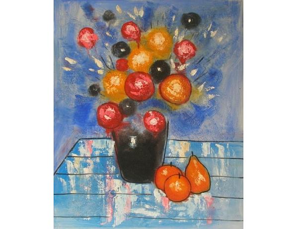 Obraz - Kytice v koupelně 100PA