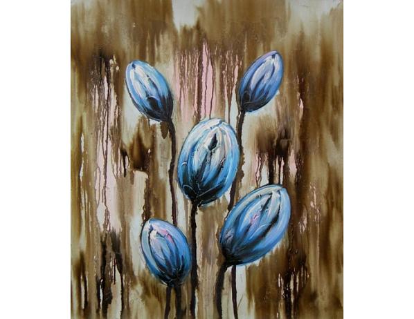 Obraz - Modré vlčí máky 100PA