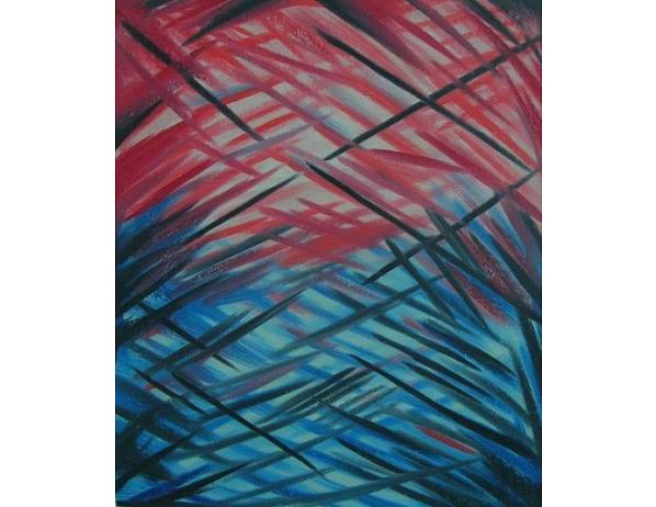 Obraz - Modročervené blouznění 100PA