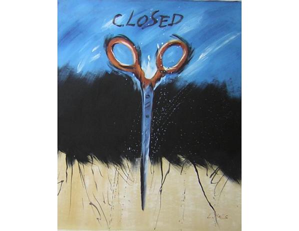 Obraz - Nůžky zavřené 100PA