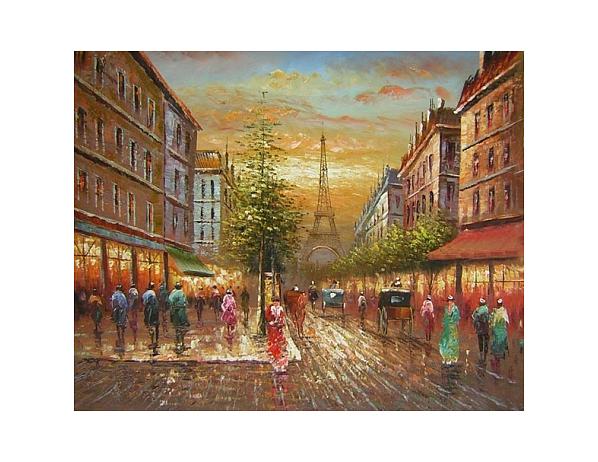 Obraz - Pařížská ulice 100PA